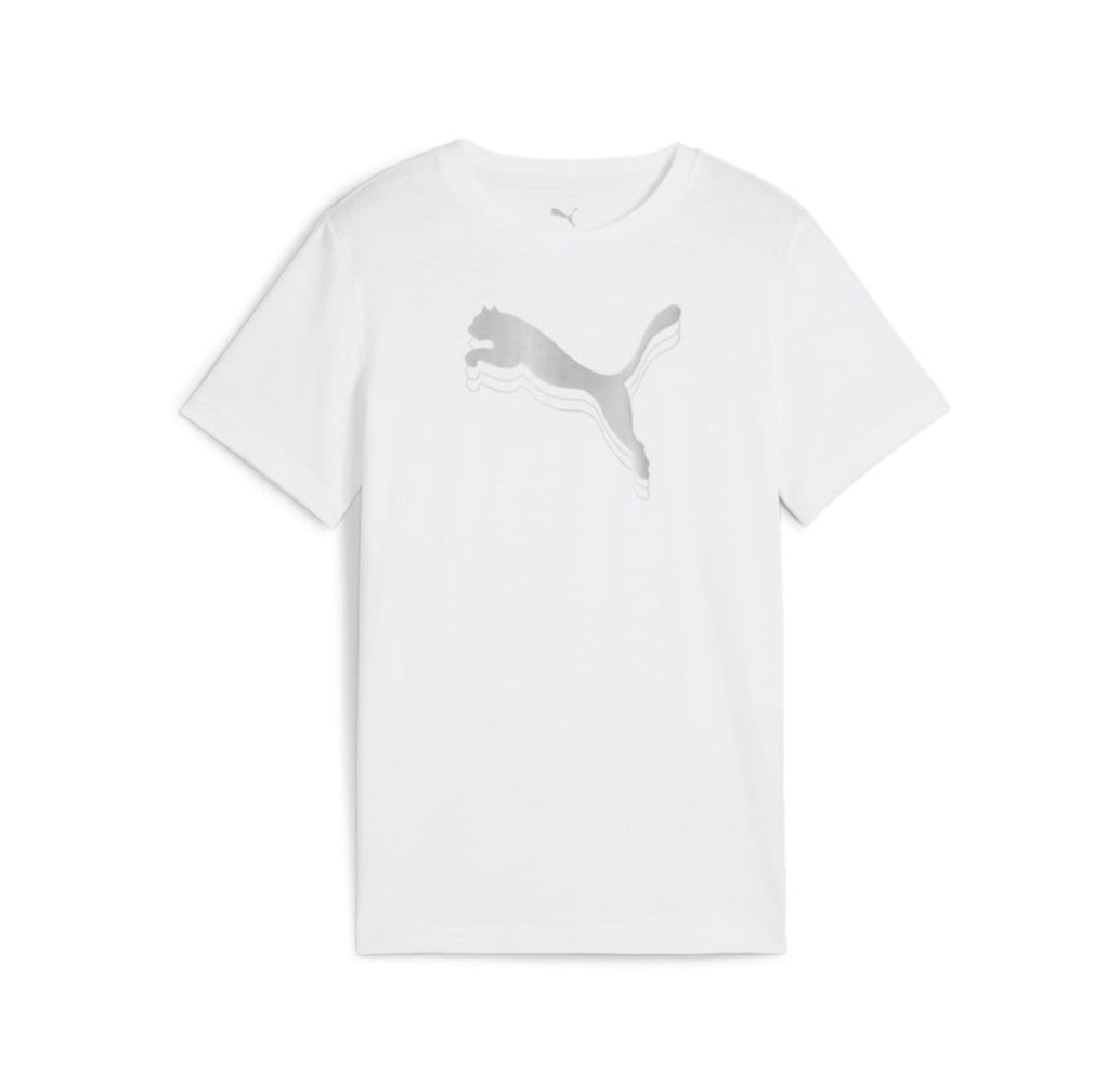 PUMA ESS METALLIC TEE G WHITE 685808-02