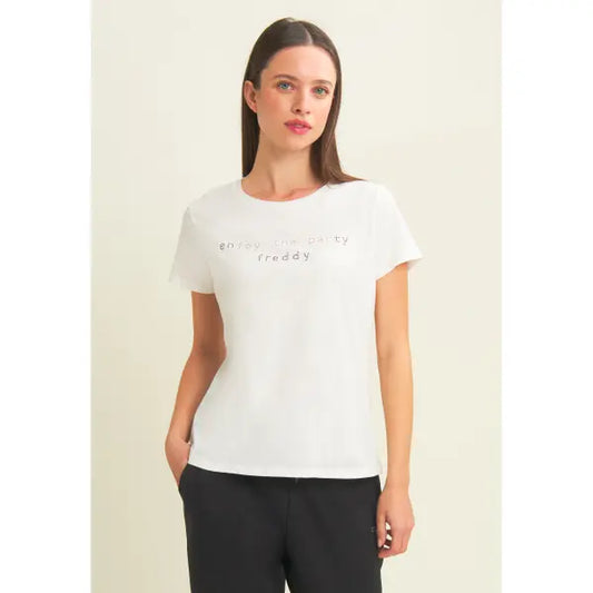 FREDDY T-SHIRT MANICA CORTA DONNA F25WTEET4-W69