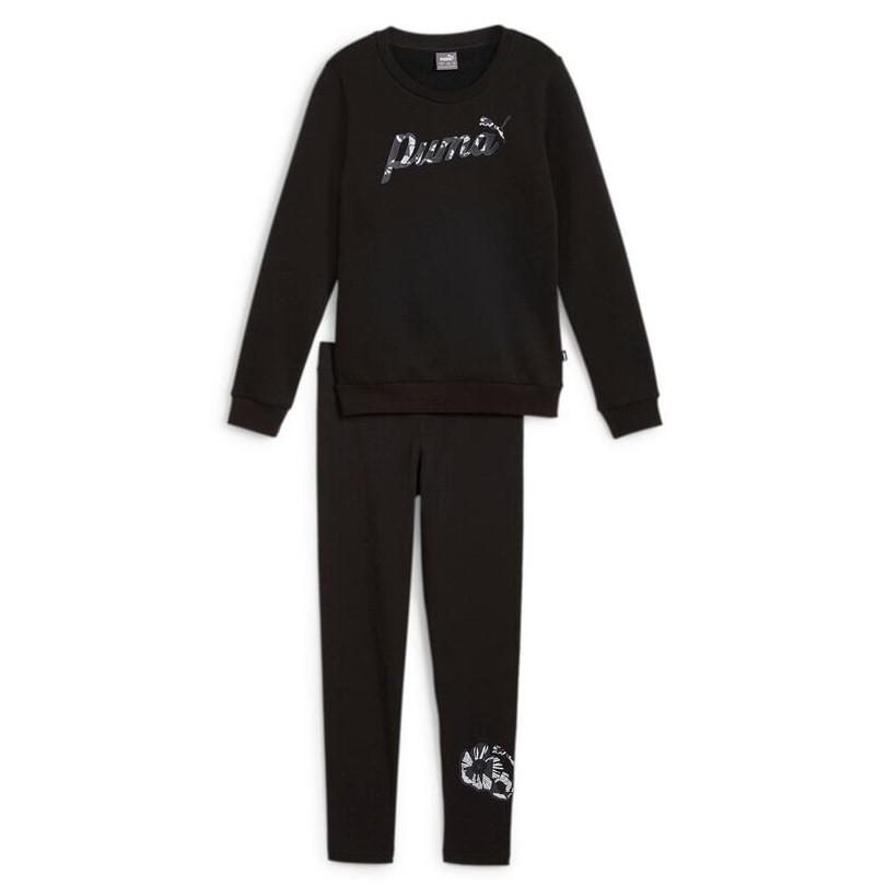 PUMA CLASS ACT CREW & LEGGING SET FL G PUMA BLACK 683322-01