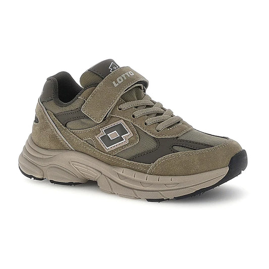 Lotto Boston AMF SUE INF S Sneakers Bambino Primi Passi in Nabuk Verde Dark Olive Grape Leaf Taglie 24-26 223863-EX7