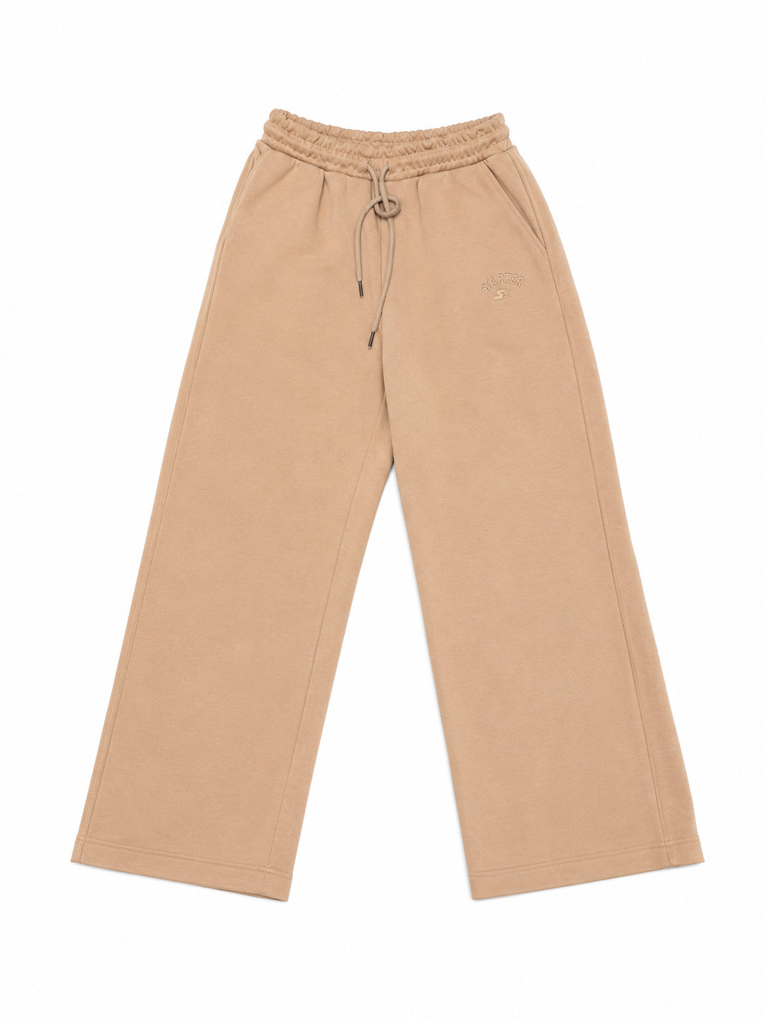 Starter Pantalone 41259 ST | Pantalone Tuta Donna Gamba Larga | Beige
