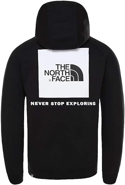 THE NORTH FACE M RAGLAN BOX NSE HOODIE TNF BLACK/TNF WHITE NF0A89F9KY41