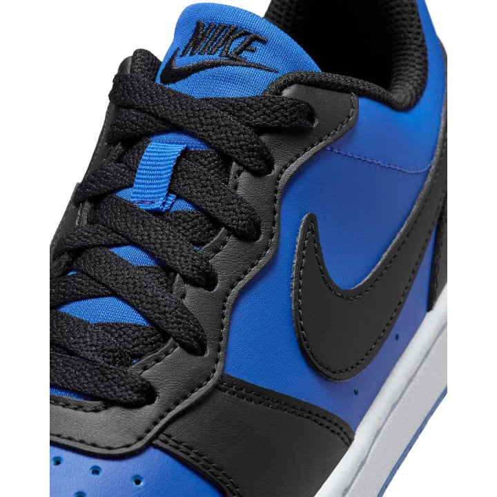 NIKE COURT BOROUGH LOW RECRAFT GS GAME ROYAL/BLACK-WHITE HM6293-480