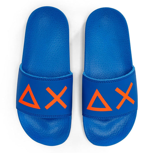 Sun68 BOY'S SLIPPERS LOGO ROYAL X34303-58