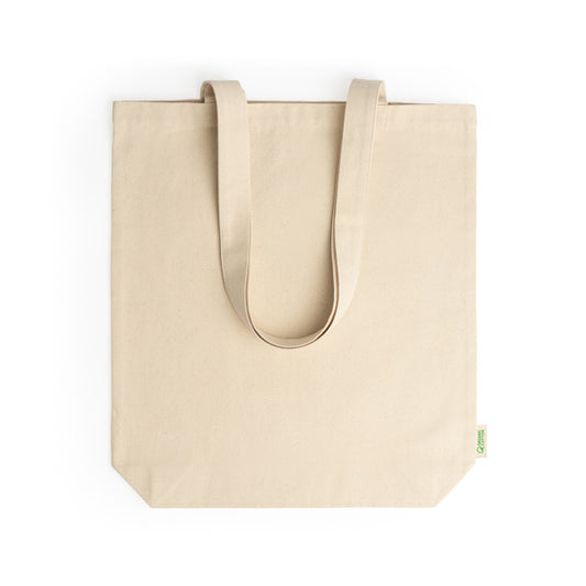 Roly Borsa 100% cotone biologico 280 g/m² con soffietto e pratici manici lunghi 70 cm KENSAL