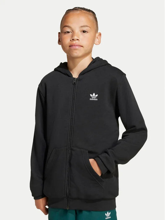 ADIDAS AOR FULL ZIP HOODIE BLACK/WHITE JX2789
