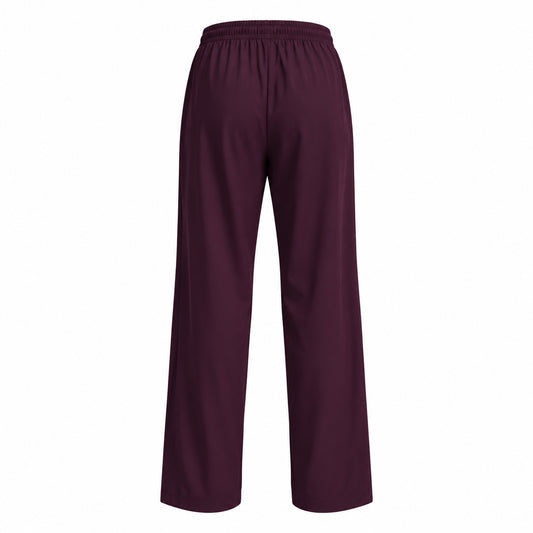 Under Armour Rival Woven Core Pant – Pantaloni sportivi donna viola in tessuto woven – 6013564-526