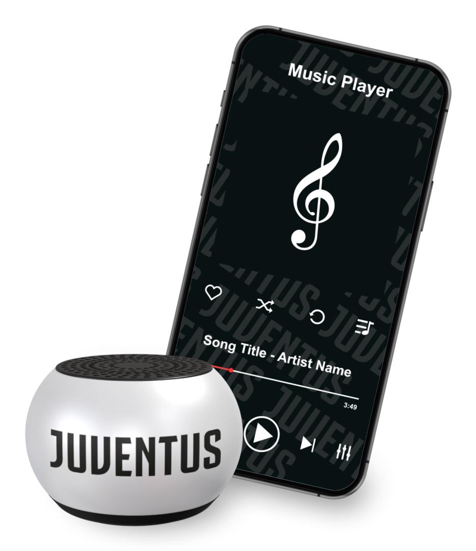 JUVENTUS F.C. MINISPEAKER UFFICIALE JUVENTUS TECHMADE TM-XVM3-JUV