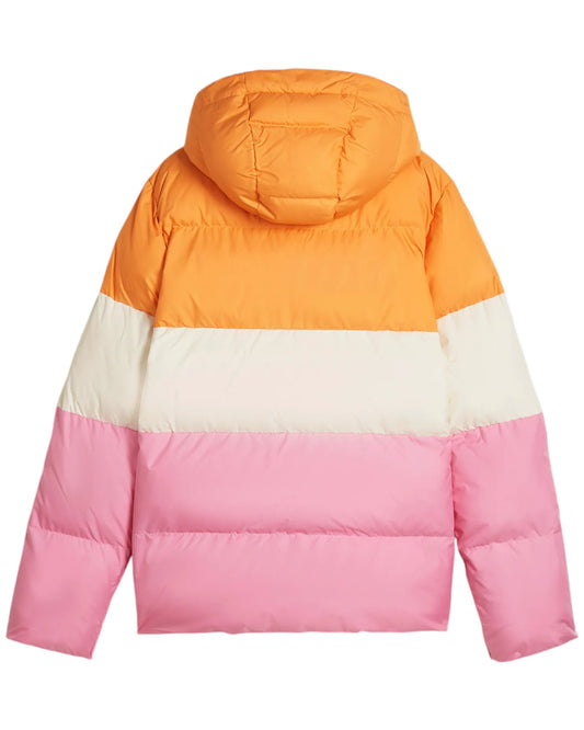 PUMA POLY HOODED PUFFER JACKET MAUVED OUT 626502-48