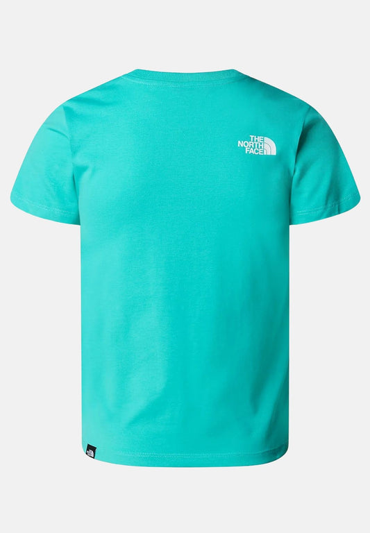 THE NORTH FACE TEEN S/S SIMPLE DOME TEE GEYSER AQUA NF0A87T4PIN1