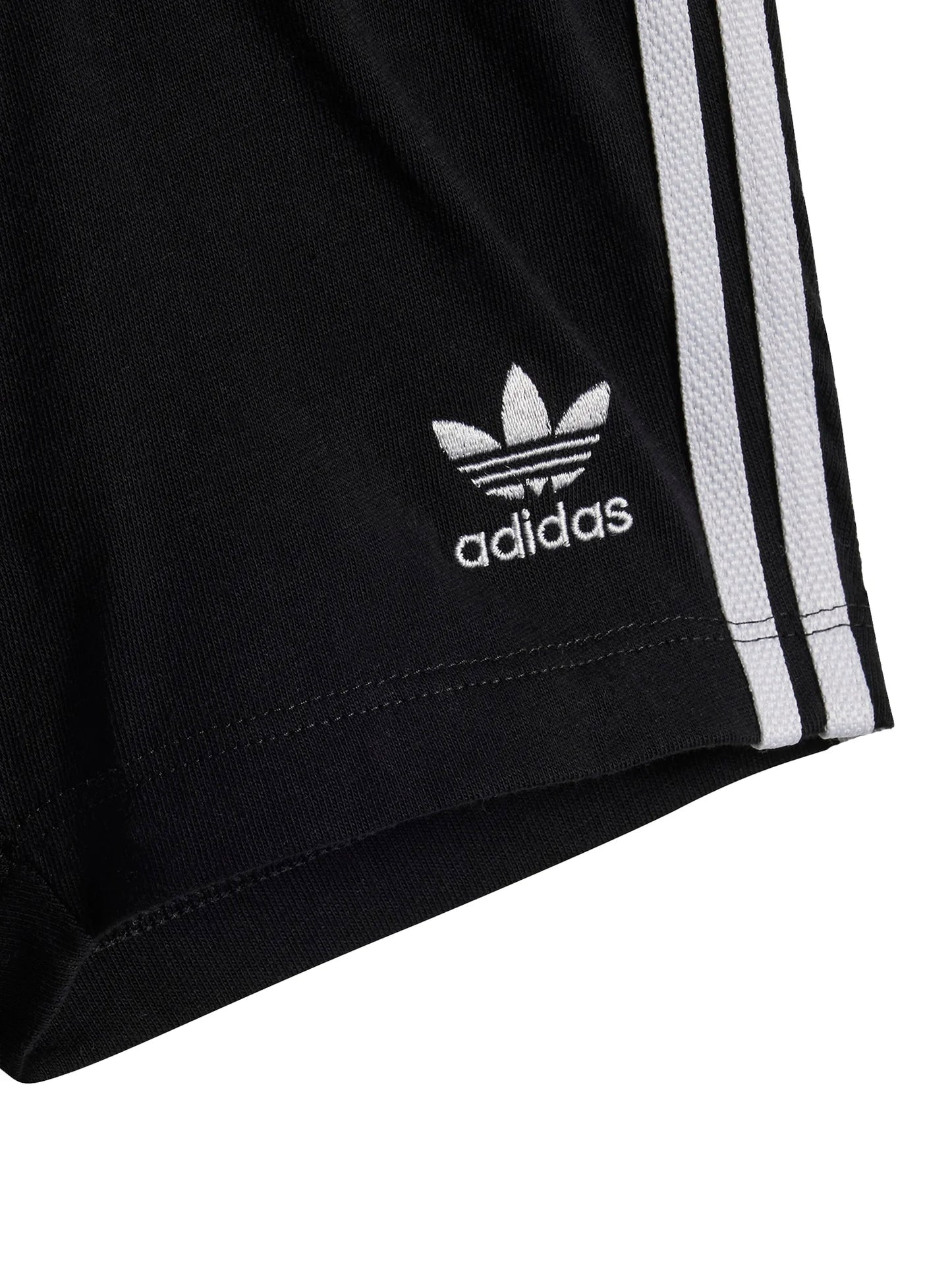 ADIDAS AOR SHORT TEE SET BLACK/WHITE JE0521