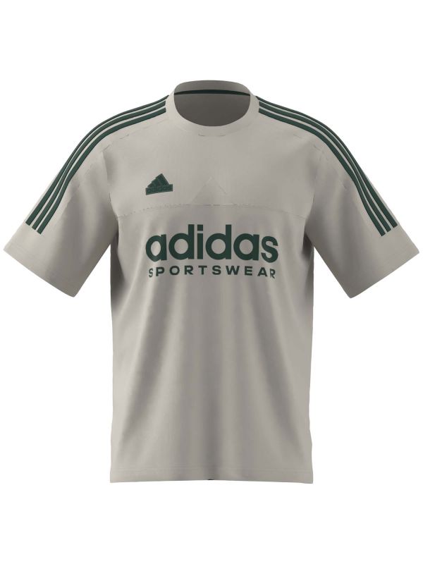 ADIDAS M TIRO TEE Q1 ALUMIN/CGREEN IW5959