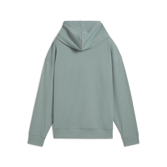 PUMA ESS ELEVATED COMFORT RIB HOODIE GREEN 685023-30