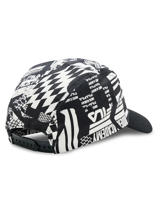 FILA Fila C46 AOP VR46 Dragster cap Black & White Racing AOP FCU0088-83215