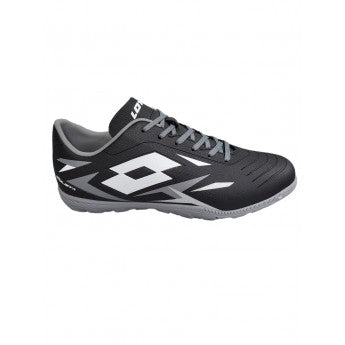 Lotto SOLISTA 700 VI TF all black/all white/forst gray scarpe calcetto uomo nero/grigio/bianco 218134-9GK