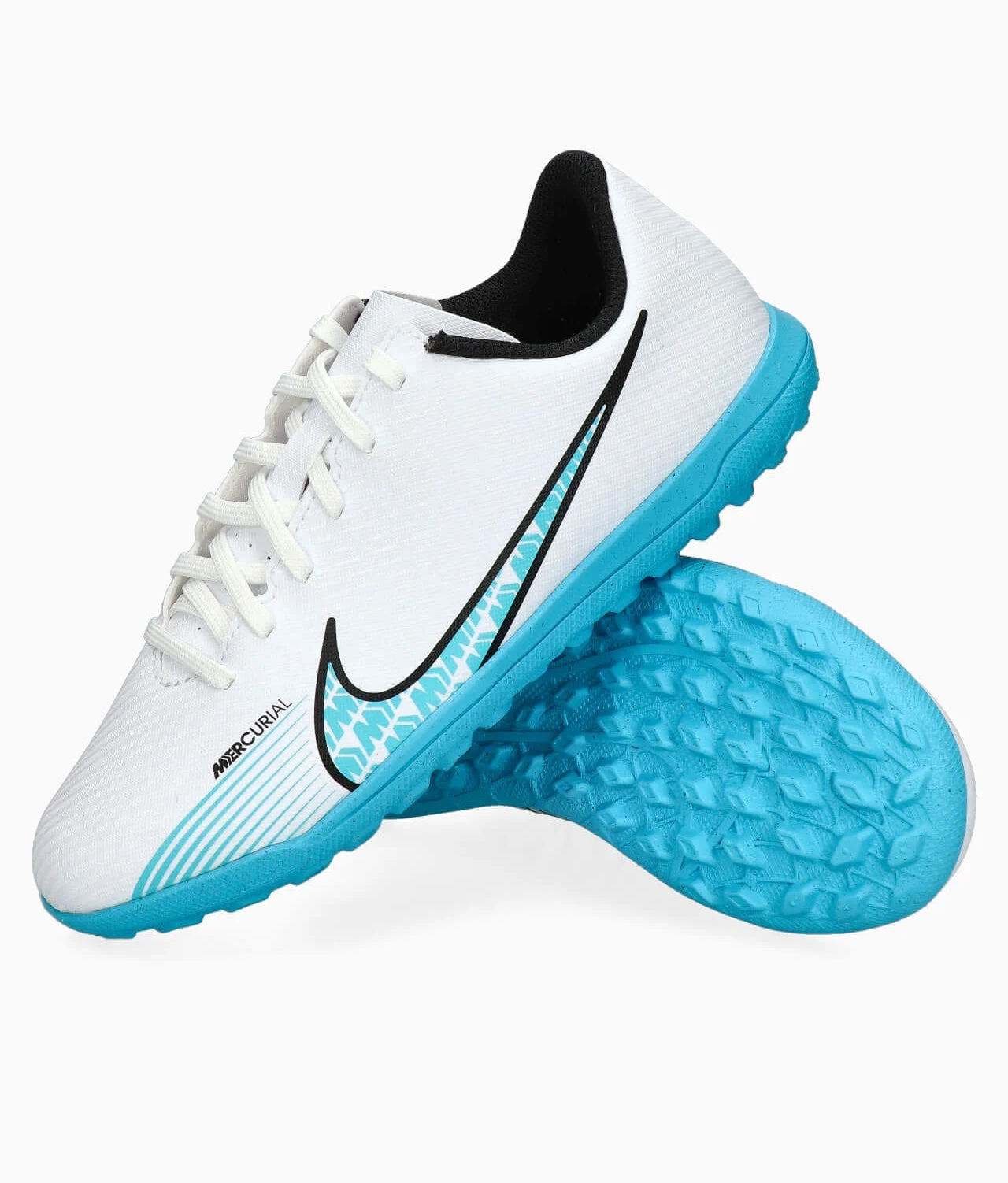 Nike Jr. Mercurial Vapor 15 Club TF WHITE/BALTIC BLUE-PINK BLAST DJ5956-146