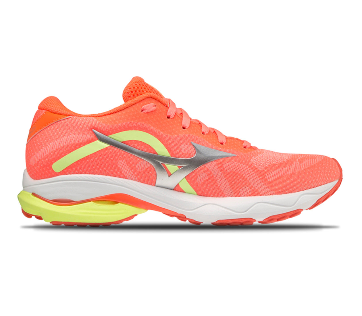 Mizuno WAVE ULTIMA 13 scarpe running corsa neutra donna corallo/giallo