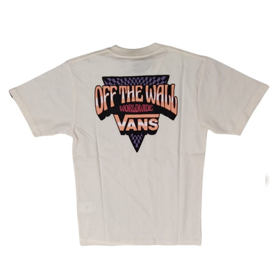 VN000FJK3KS1 VAN RETRO ROLL TEE-B ANTIQUE WHITE