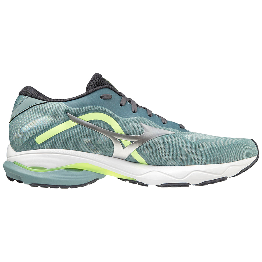 Mizuno WAVE ULTIMA 13 scarpe running ginnastica corsa uomo grigio chiaro/giallo fluo J1GC221804