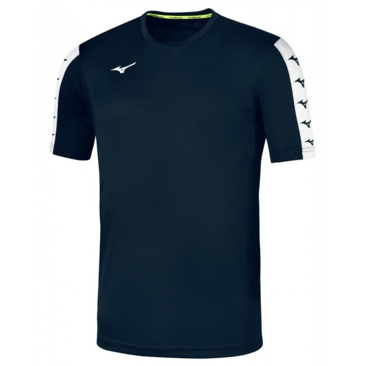 Mizuno NARA TEE t-shirt training adulto tessuto tecnico Blu/Bianco 32FA9A5114