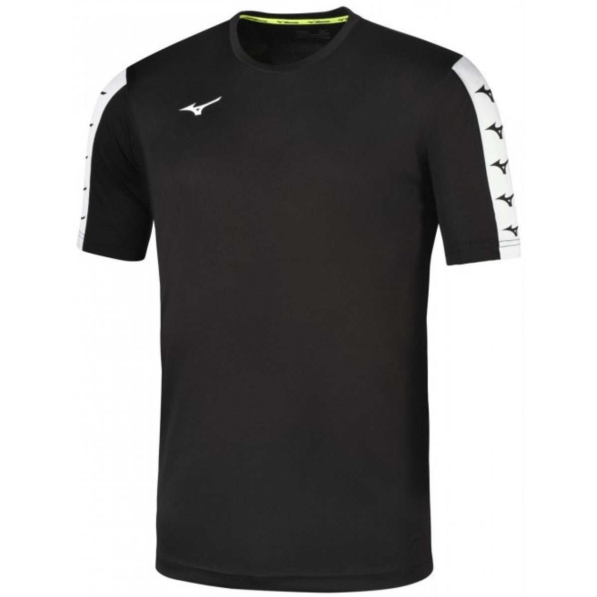 Mizuno NARA TEE t-shirt training adulto tessuto tecnico nero/bianco 32FA9A5109