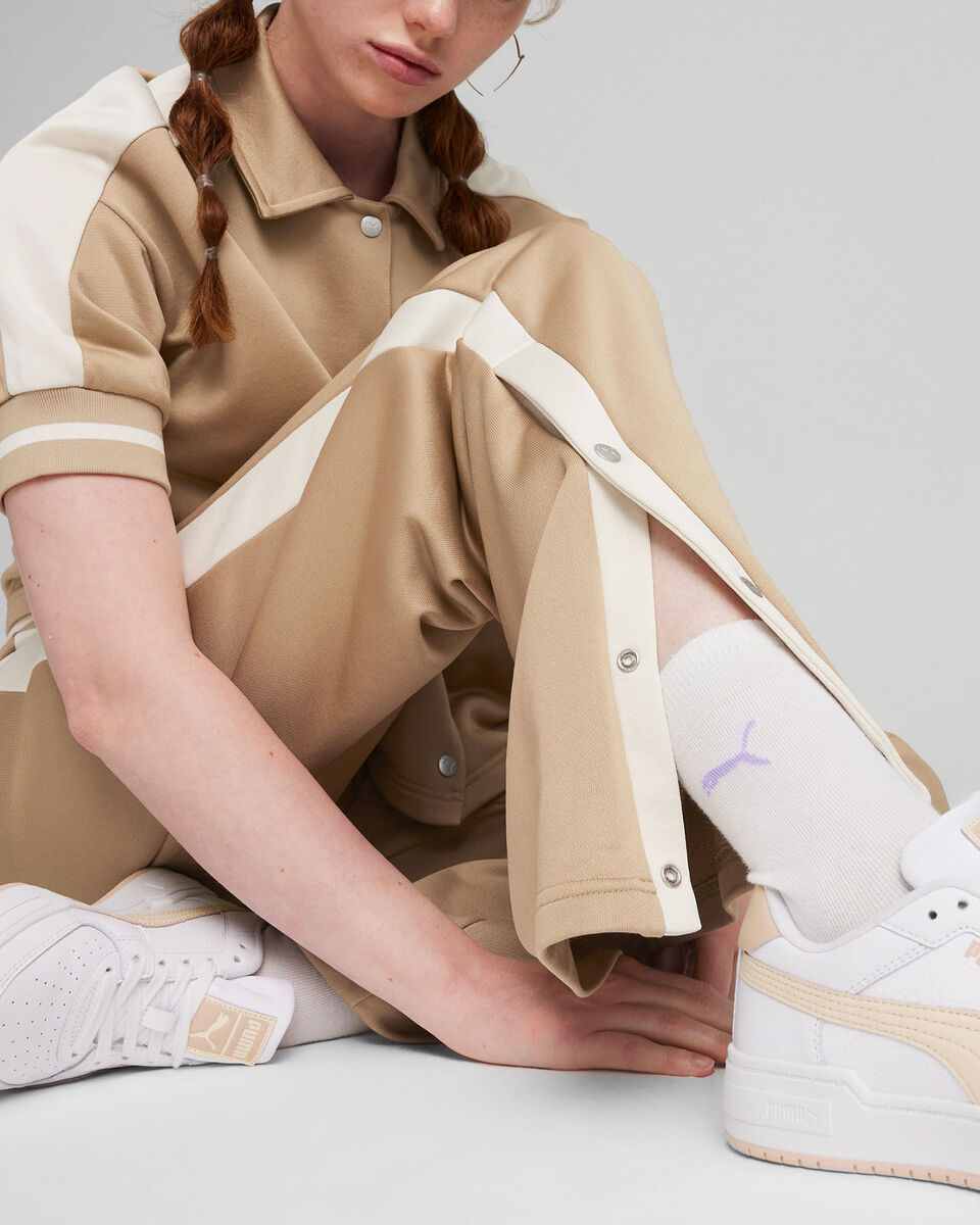 PUM T7 FOR THE FANBASE RELAXED TRACK PANTS PT PRAIRIE TAN 625025-83