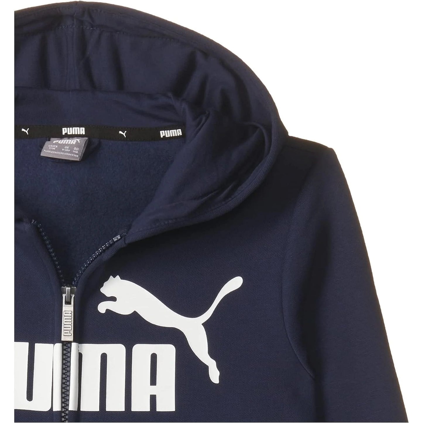 586967-06 ESS Big Logo FZ Hoodie FL B Peacoat