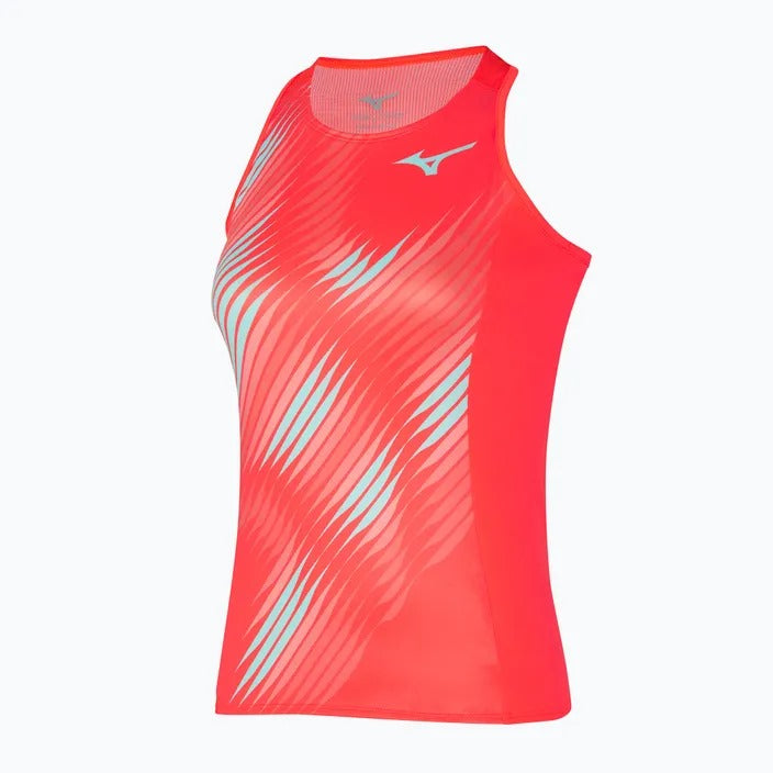 MIZUNO PRINTED TANK FIERRY CORAL 62GAA20253