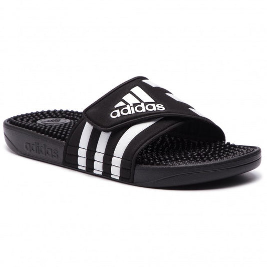 ADISSAGE BLACK/WHITE/BLACK F35580