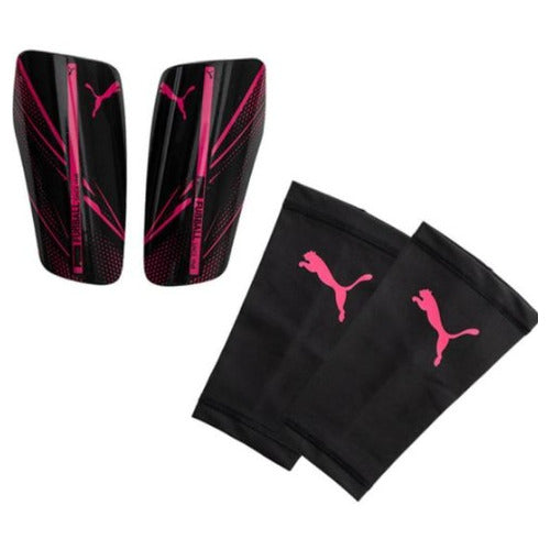 PUM ATTACANTO SLEEVE BLACK-POISON PINK 030887-03