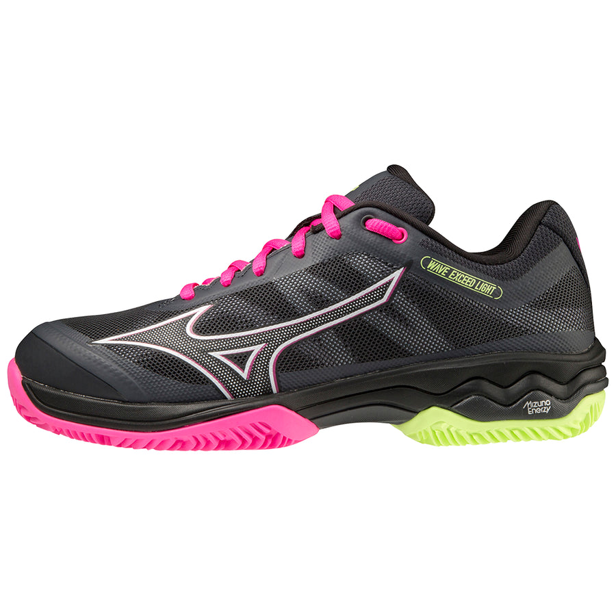 Mizuno WAVE EXCEED LIGHT PADEL scarpe tennis padel donna nero/fucsia 61GB222307