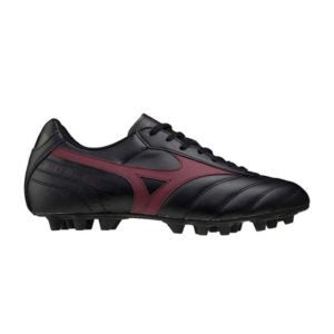 Mizuno MORELIA II CLUB 24 scarpe calcio/calcetto multiground uomo AG nero/bordeaux P1GA211700