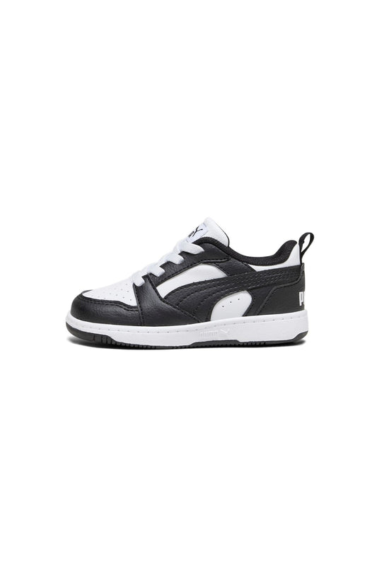 393835-01 Puma Rebound V6 Lo AC Inf White- Black