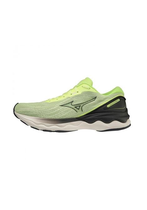 Mizuno WAVE SKYRISE 3 scarpe running neutre uomo giallo fluo/grigio scuro J1GC220915