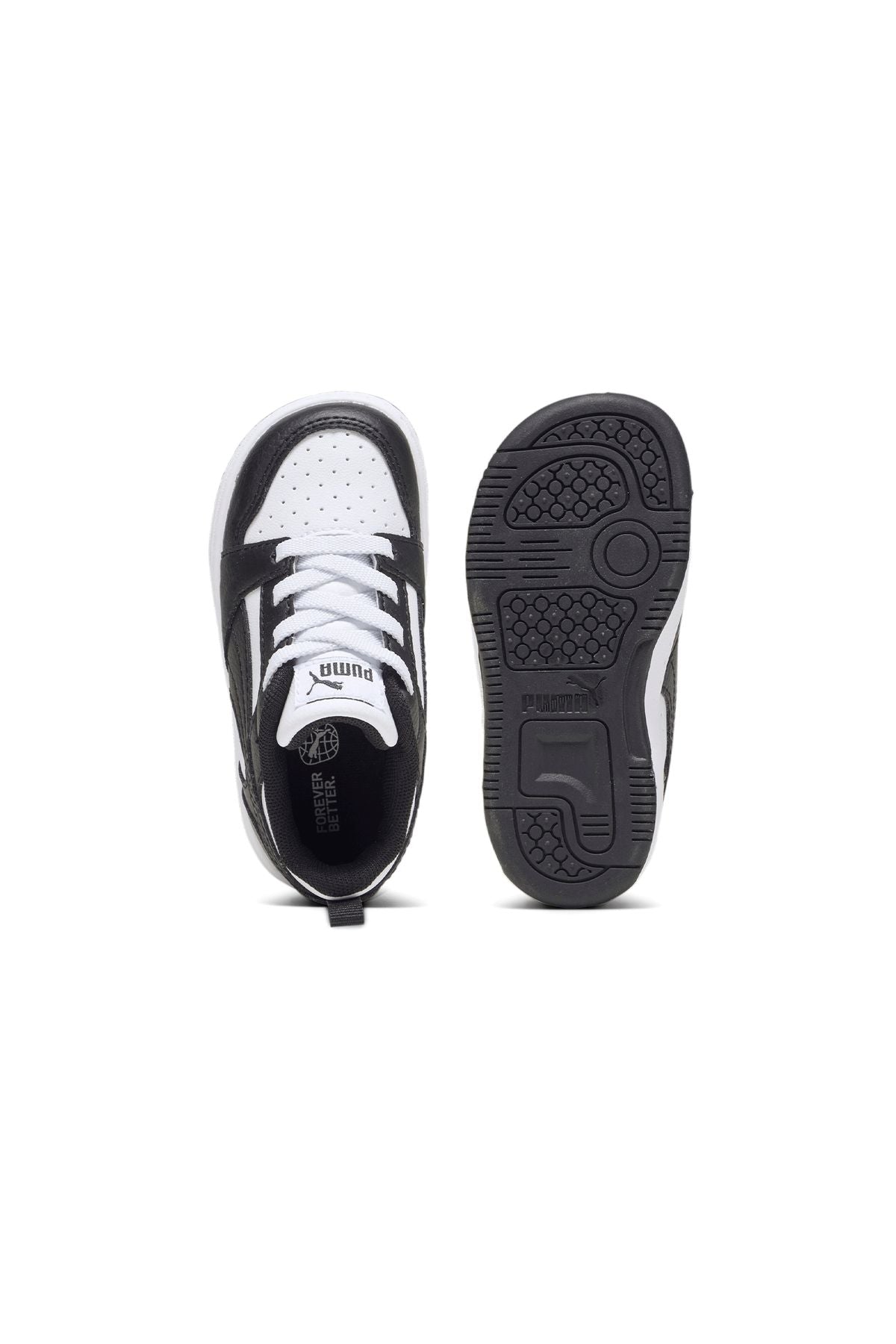 393835-01 Puma Rebound V6 Lo AC Inf White- Black