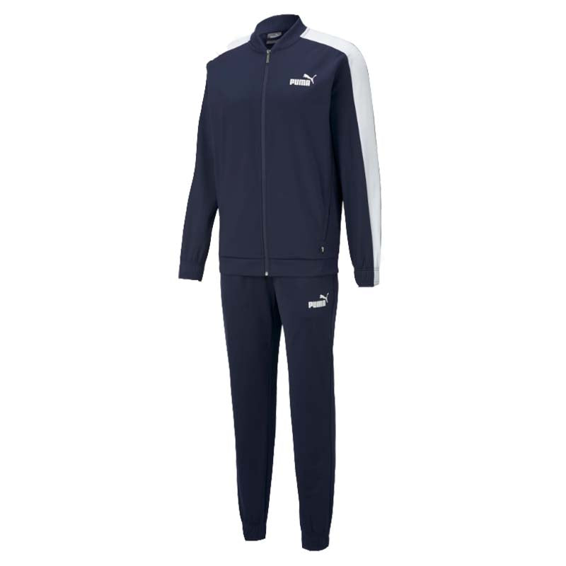 585843-06 Baseball Tricot Suit Peacoat tuta full zip uomo blu