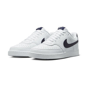 Nike Court Vision Low Next Nature WHITE/MIDNIGHT NAVY scarpe in pelle uomo bianco/blu DH2987-106