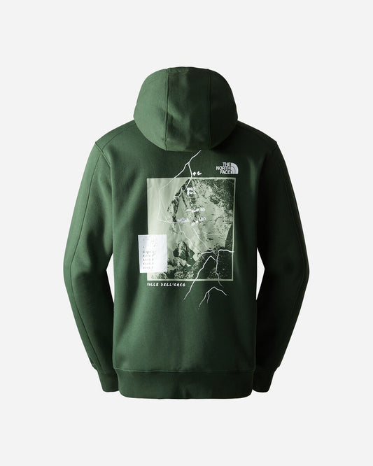 NF0A8522I0P1 NTF M OUTDOOR GRAPHIC HOODIE PINE NEEDLE