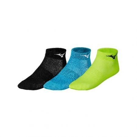 Mizuno TRAINING MID socks calzini training running multisport 3PK giallo fluo/ottanio/nero 67XUU95084