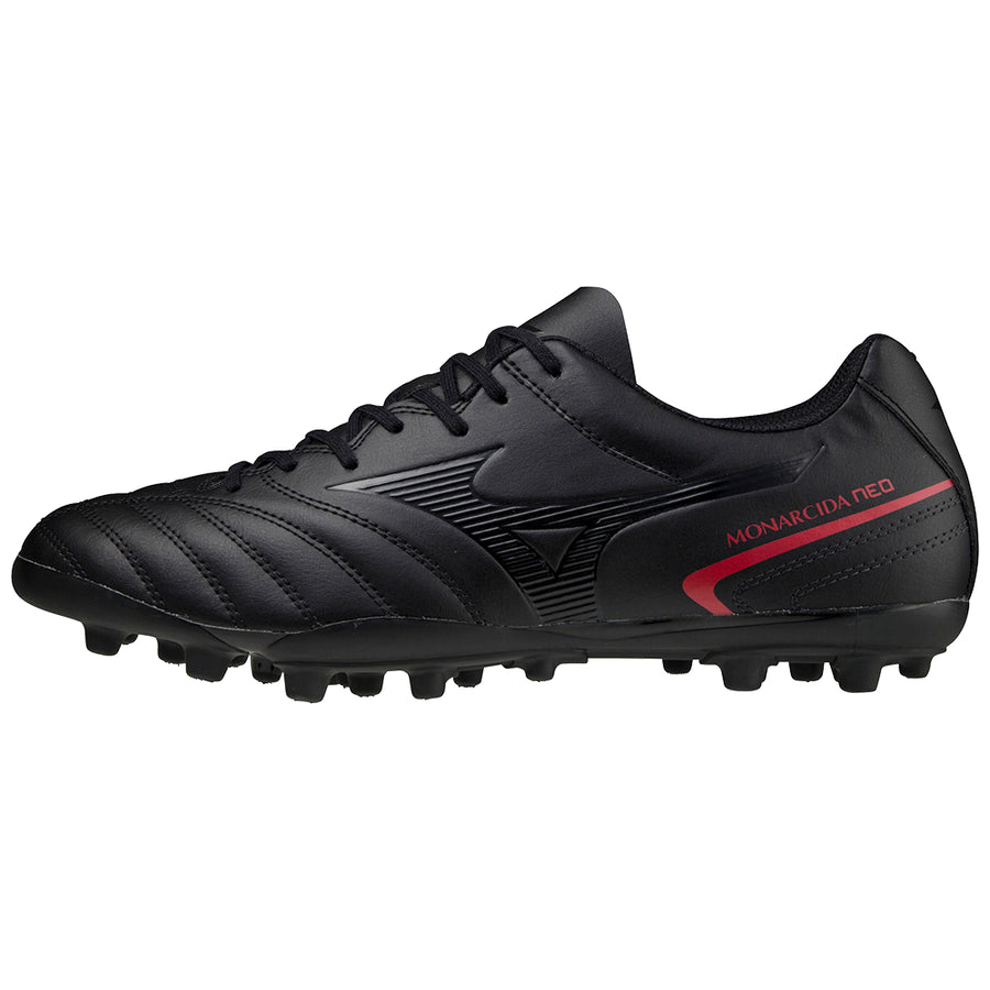 Mizuno MONARCIDA NEO II SELECT AG scarpe calcio calcetto uomo erba sintetica artificiale nero/rosso P1GA222600