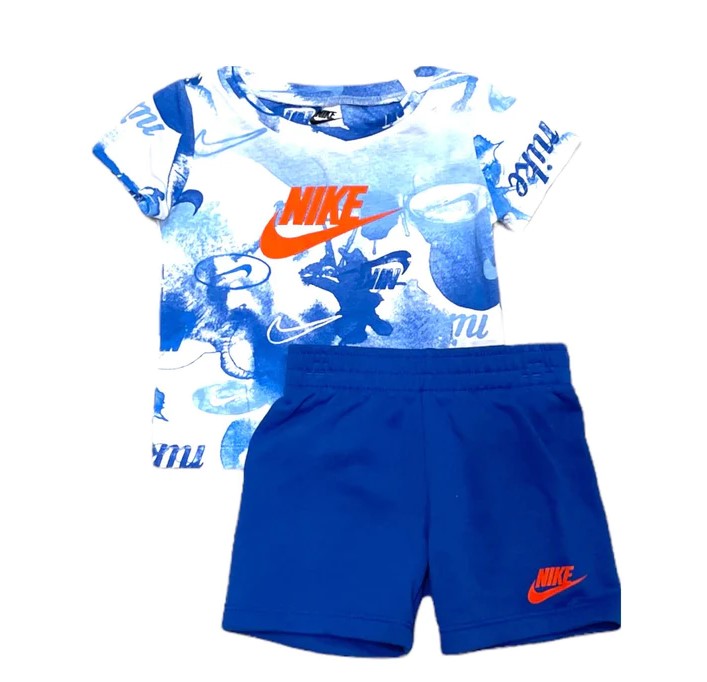 B NSW TIE DYE TEE + SHORT SET 66J295-U89