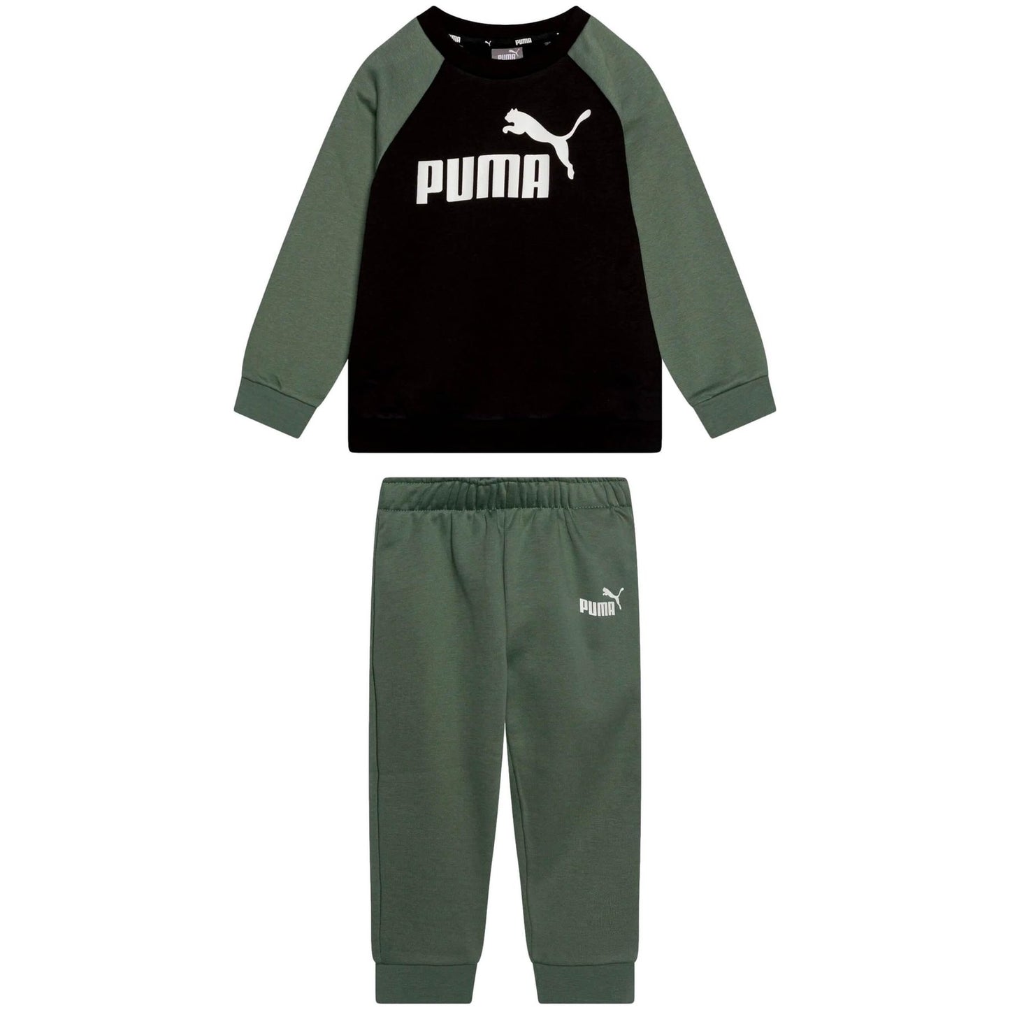 846143-44 Minicats ESS Raglan Jogger FL Eucalyptus