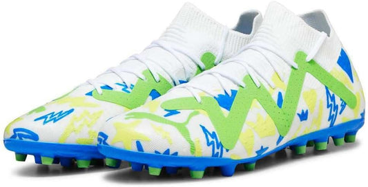 107617-01 FUTURE MATCH NJr MG White-Racing Blue-Lemon Meringue-Parakeet Green