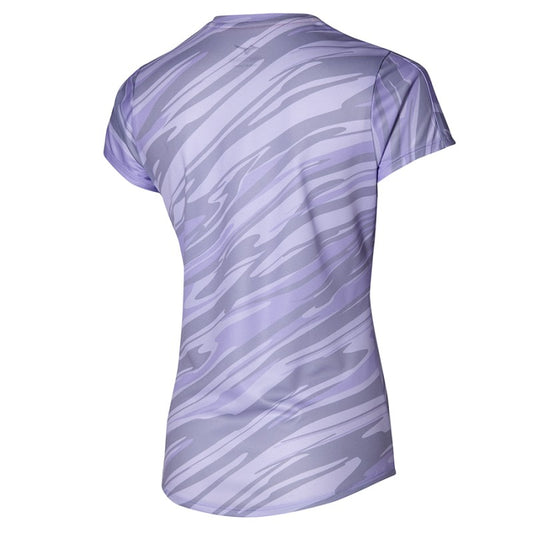 MIZUNO CORE IMPULSE GRAPHIC TEE W PASTEL LILAC J2GAA20869
