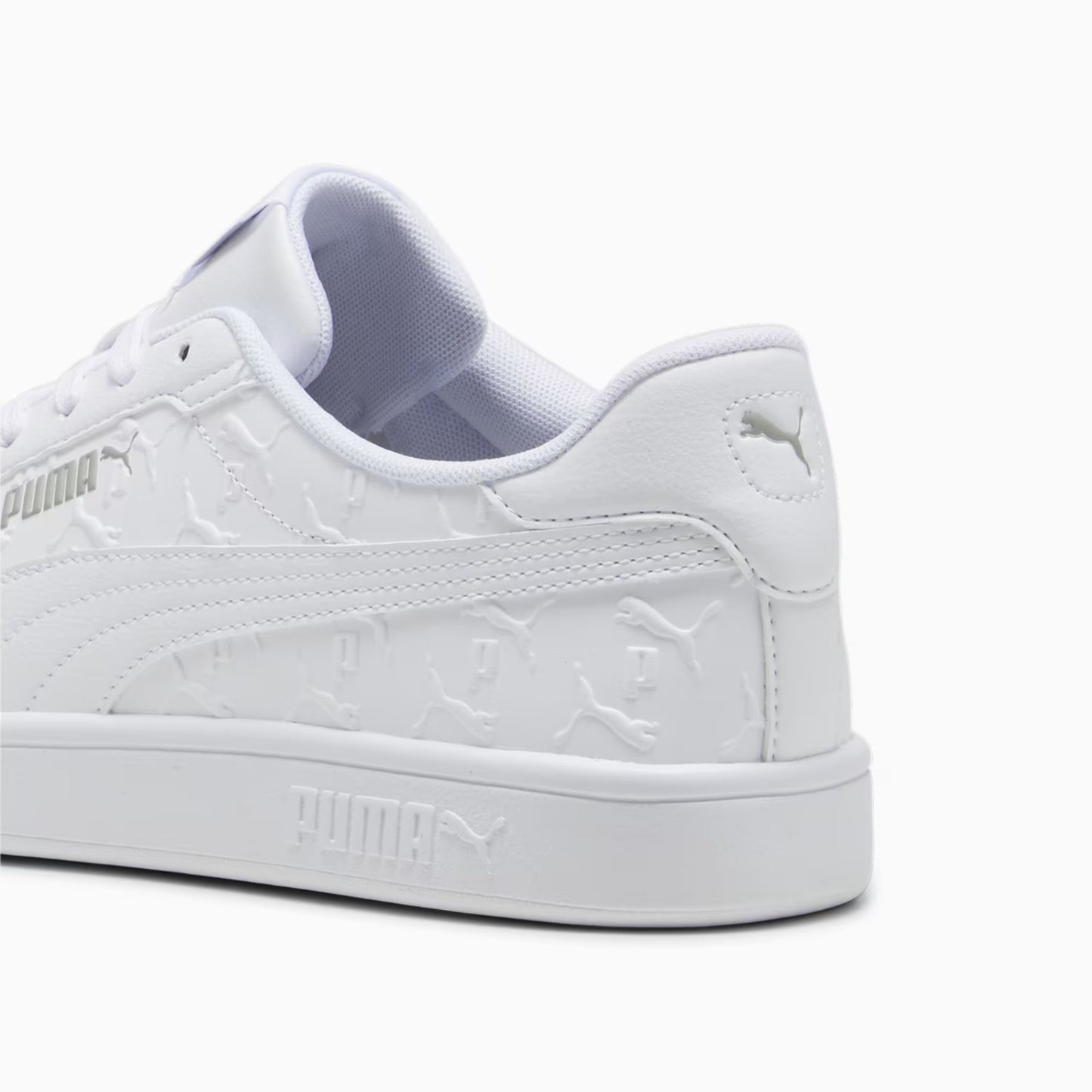 PUM PUMA SMASH 3.0 SUPERLOGO WHITE-SMOKEY GRAY 395090-02