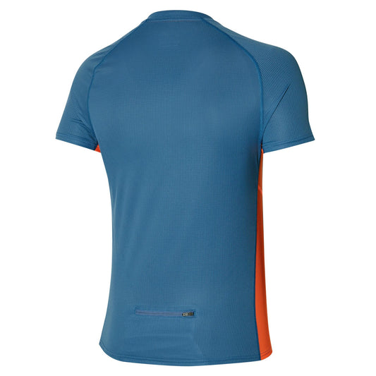 MIZUNO TRAIL DRYAEROFLOW HZ TEE blue ashes J2GAA05517