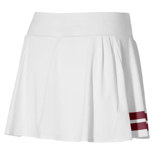 MIZUNO TENNIS PRINTED FLYING SKIRT W WHITE 62GBA20101