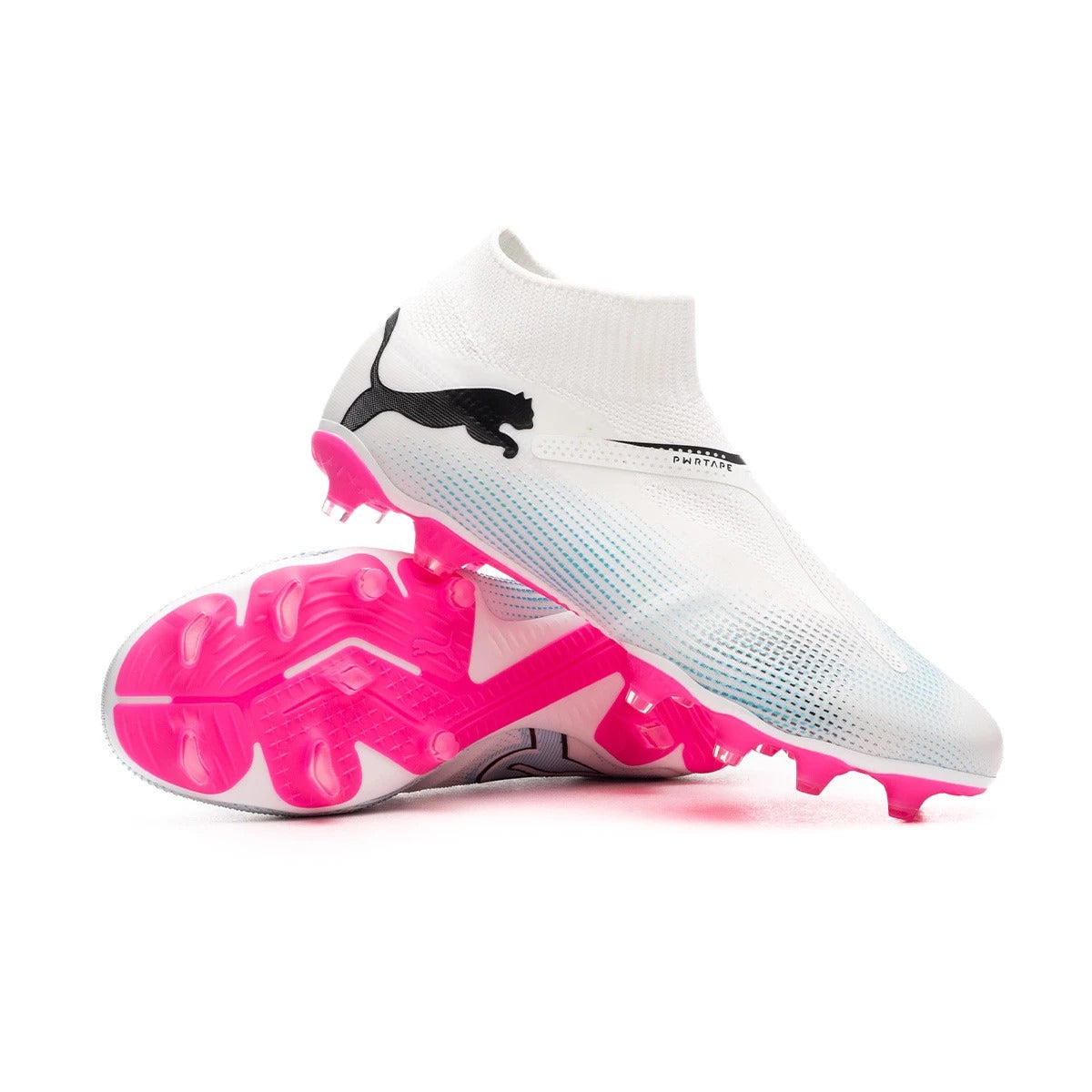 PUMA FUTURE 7 MATCH+ LL FG/AG WHITE-BLACK-POISON PINK 107711-01