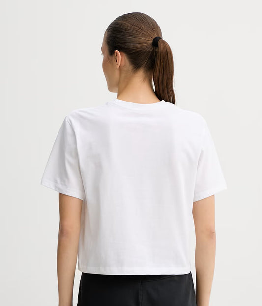 THE NORTH FACE W EVOLUTION SIMPLE DOME CROP RLX SS TEE TNF WHITE NF0A8FDHFN41