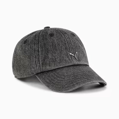 PUMA WARDROBE ESS METAL DAD CAP BLACK 025968-01